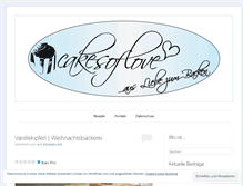 Tablet Screenshot of cakesoflove.com